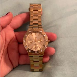 Gold Guess Watch